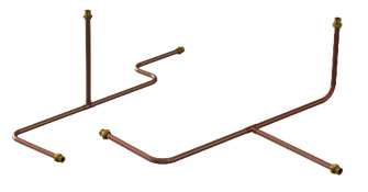 Example pipe assemblies